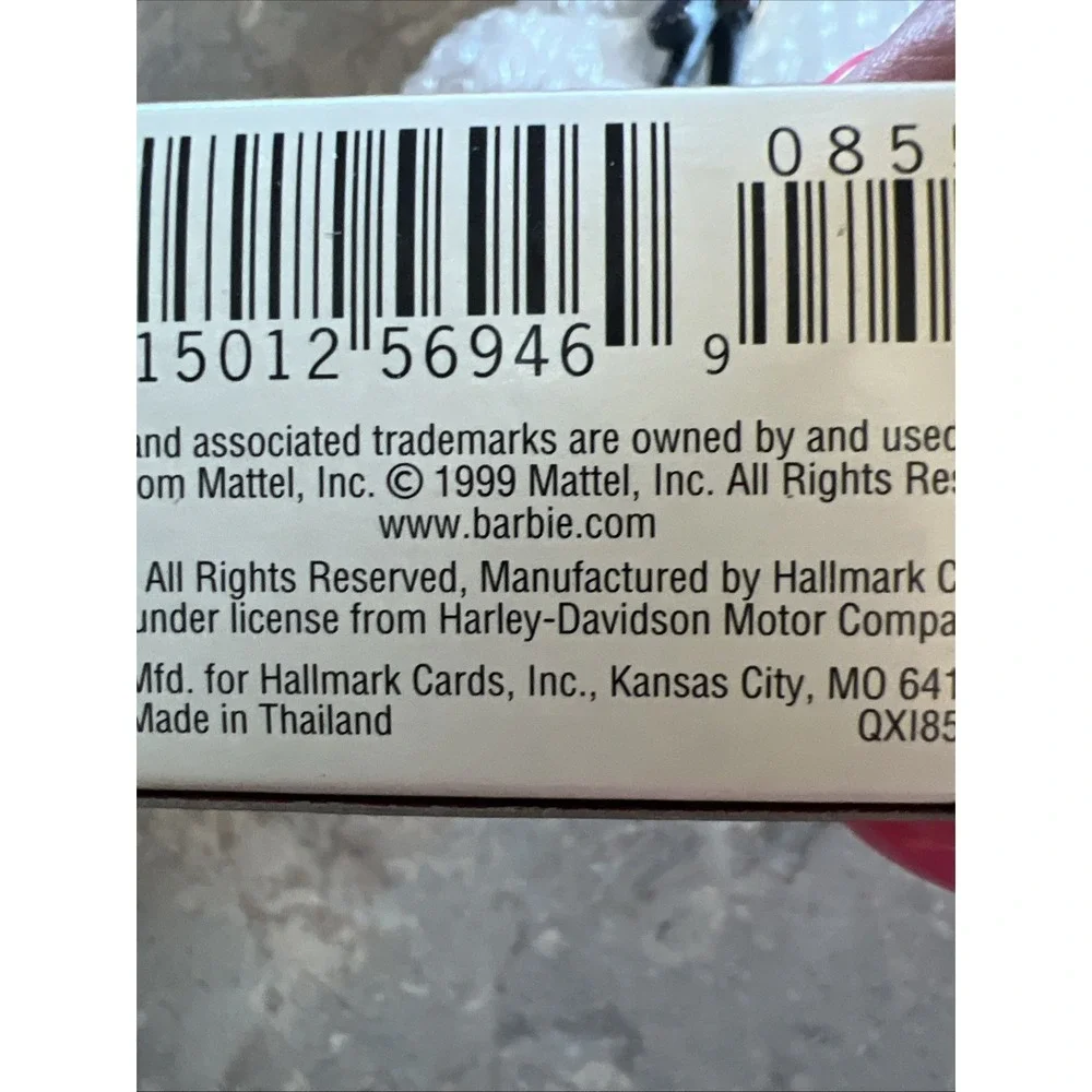 1999 Hallmark Keepsake Harley-Davidson Barbie Ornament